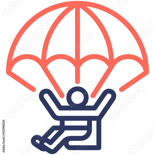 Paragliding Icon