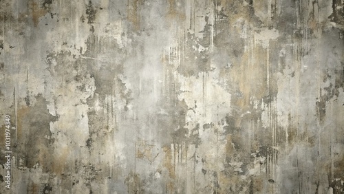 Seamless Gray Grunge Background - Abstract Texture of Worn Walls for Design and Art Projects