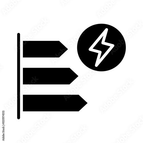 Energy Efficiency glyph icon