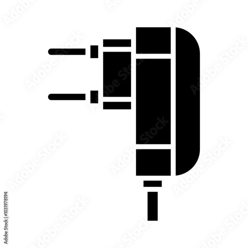 Electric Plug Adapter glyph icon