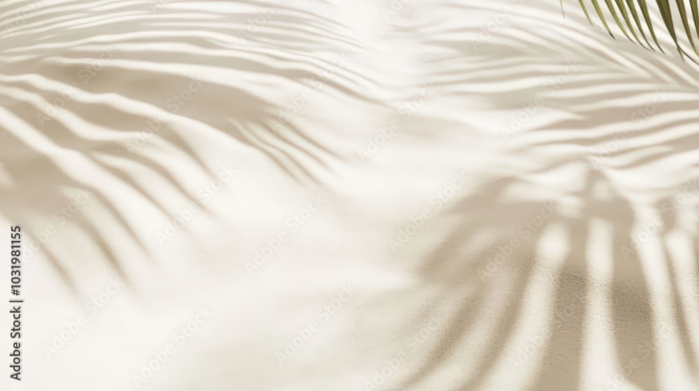 Obraz premium Light and Shadow Play on Soft Sand Surface