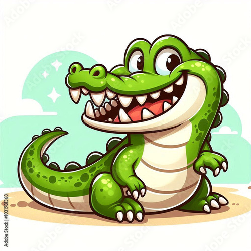 green alligator