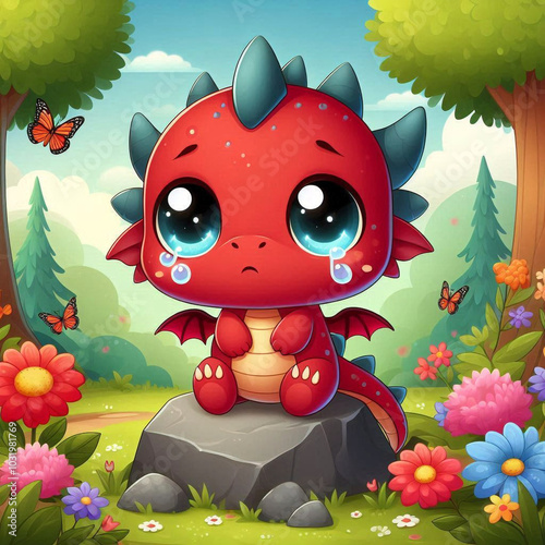 baby red dragon
