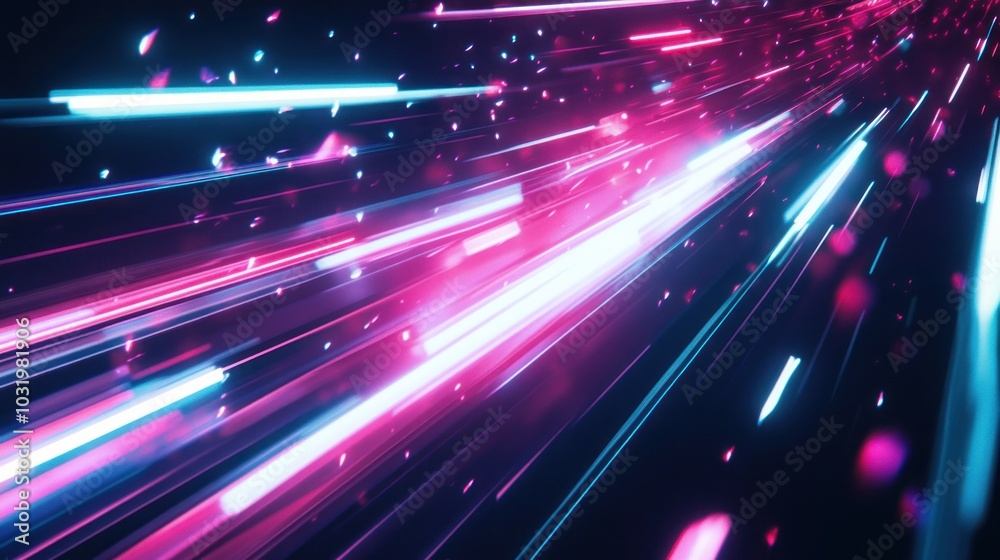 Obraz premium Abstract Neon Lights