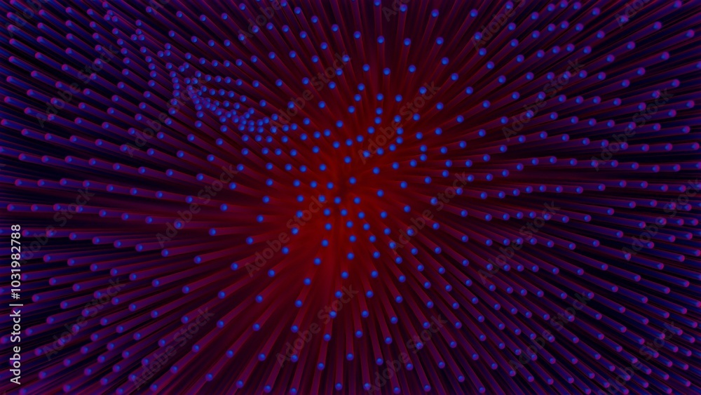 Red and Blue Abstract Radiating Light Pattern Red and Blue Abstract Radiating Light Pattern