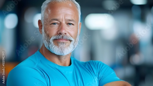 Healthcare Professional Reviewing Health Progress and Fitness Results of Male Client After Personalized Exercise and Wellness Program