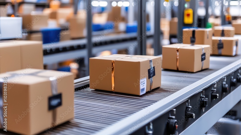 Automated Sorting System for Efficient Warehouse Package Movement and Management