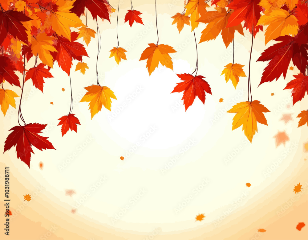 Fototapeta premium Autumn Leaves Background 