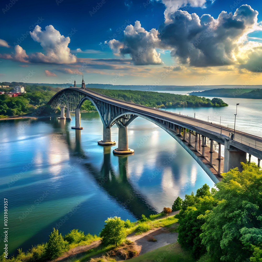 Obraz premium bridge water view