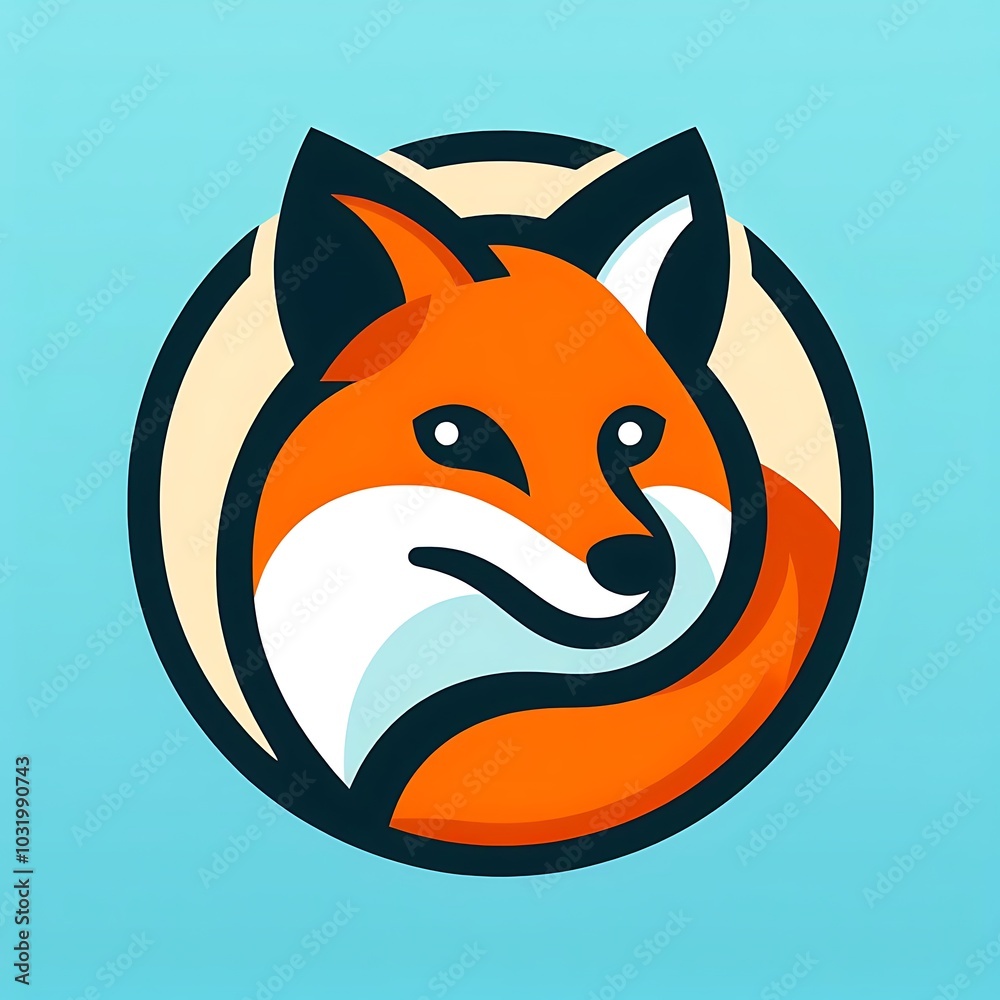 Obraz premium Fierce Fox Mascot