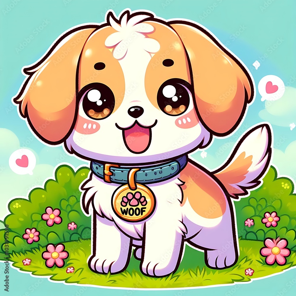 Cute Cartoon Puppy
Cute Cartoon Puppy