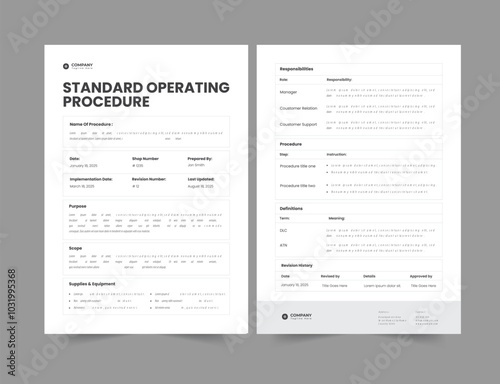 standard operating procedure template sop, sop template, sop guidelines template