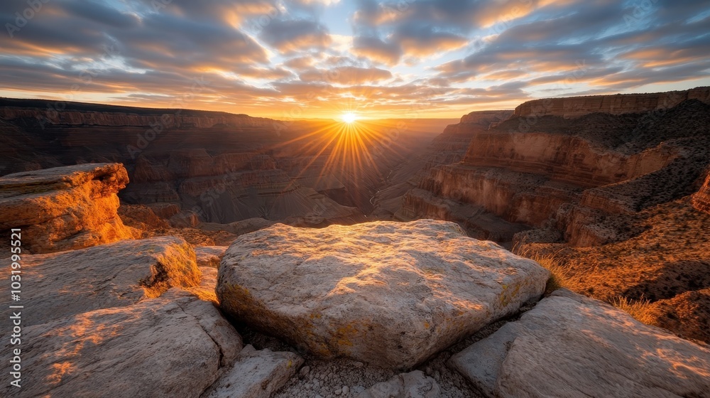 A fiery sunrise lights up the majestic canyon, illuminating its rugged rock faces with vibrant hues, evoking feelings of awe, inspiration, and natural wonder. A fiery sunrise lights up the majestic canyon, illuminating its rugged rock faces with vibrant hues, evoking feelings of awe, inspiration, and natural wonder.
