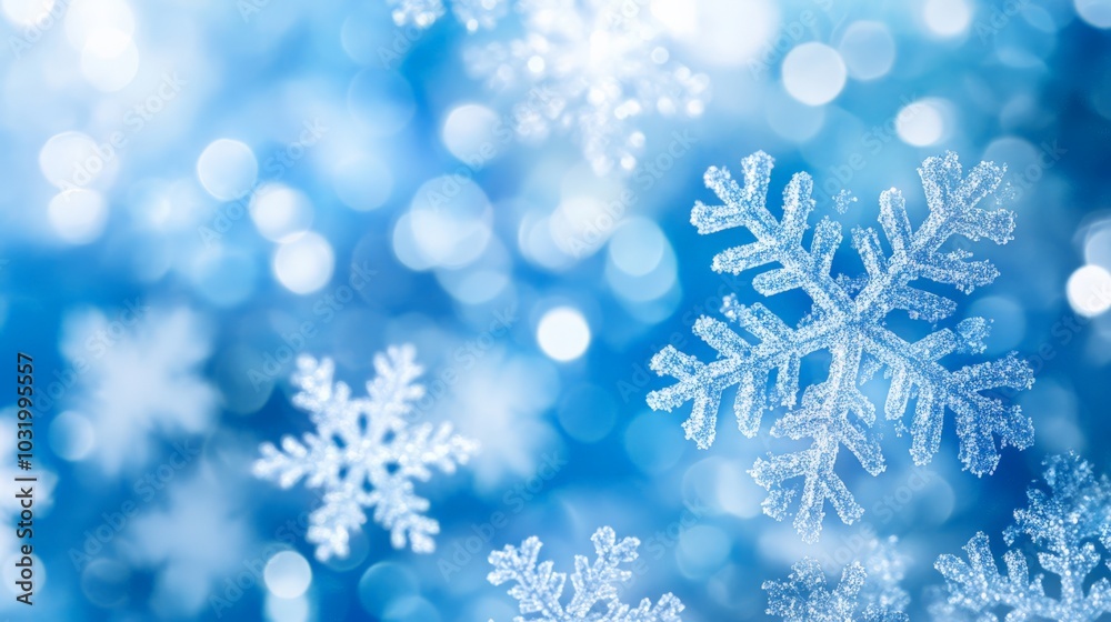 Magical Snowflakes Sparkling in the Winter Wonderland Magical Snowflakes Sparkling in the Winter Wonderland