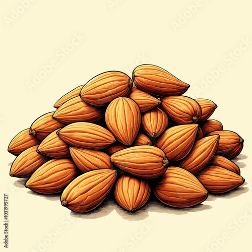 Heap of Almonds  
