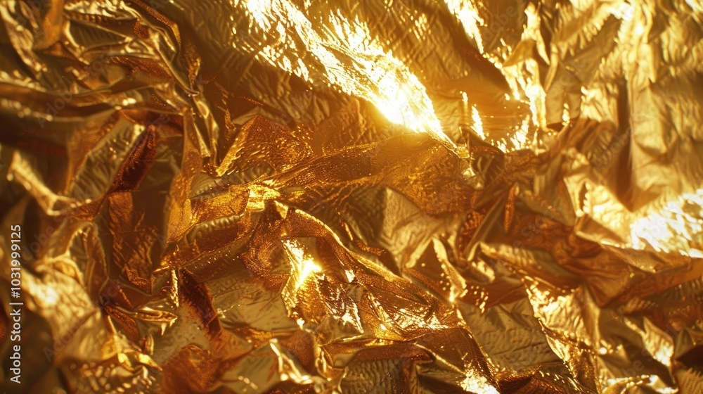 Shimmering gold foil texture, Shimmering gold foil texture,
