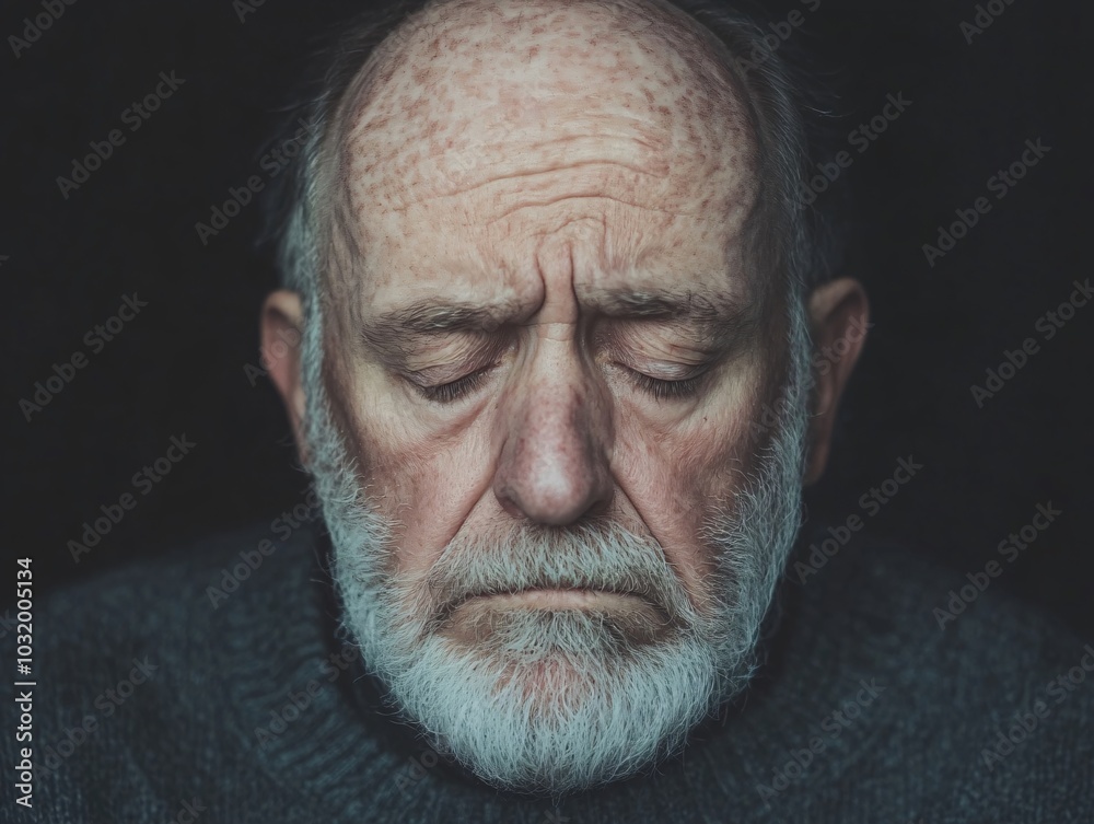 Obraz premium Portrait of a worker in an office setting, displaying emotions of stress and disappointment after receiving negative news such as termination, layoff, or bankruptcy. Concept of job loss