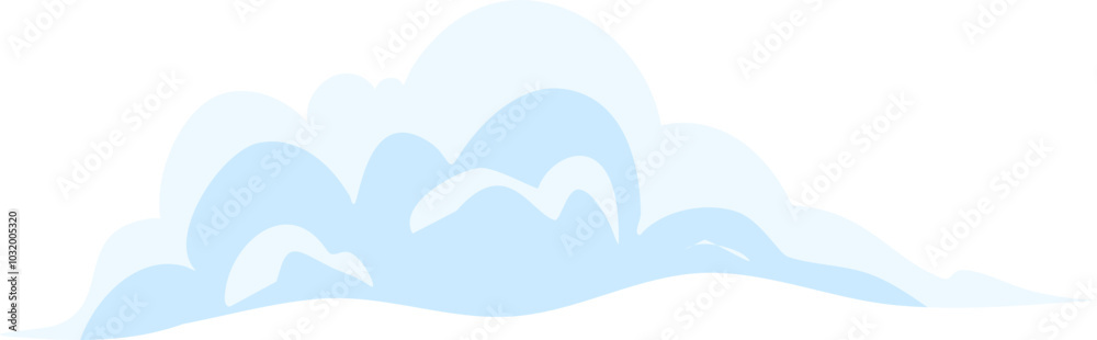 Hand drawn cloud illustration Hand drawn cloud illustration