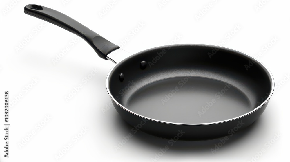 Isolated Frying Pan on White Background for Culinary Uses and Cookware Promotion Isolated Frying Pan on White Background for Culinary Uses and Cookware Promotion