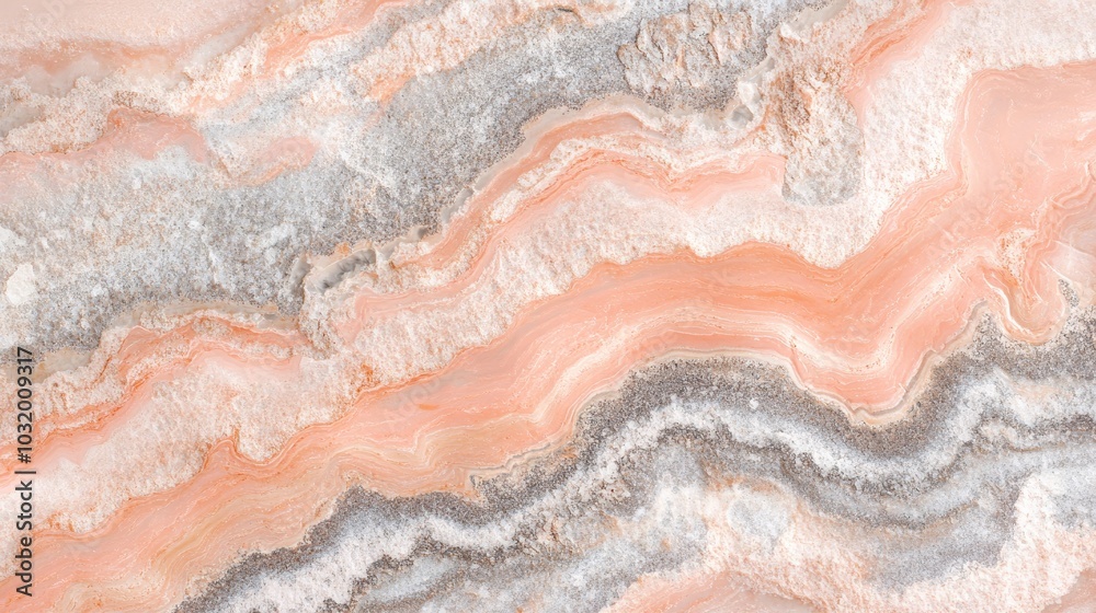 Mesmerizing Marble Masterpiece: A Captivating Swirl of Peach and Gray Mesmerizing Marble Masterpiece: A Captivating Swirl of Peach and Gray
