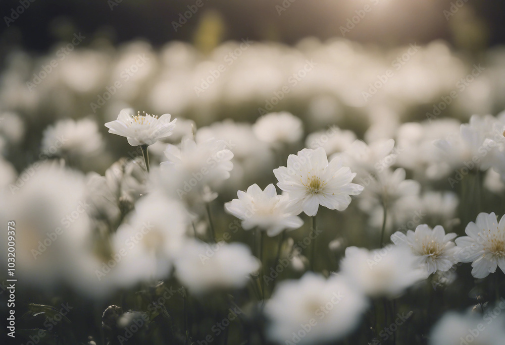 White flowers