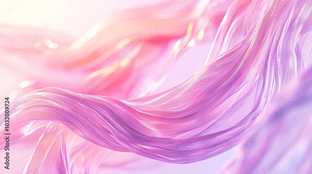 Obraz premium Ethereal Elegance: A Captivating Blend of Pink and Purple Hues