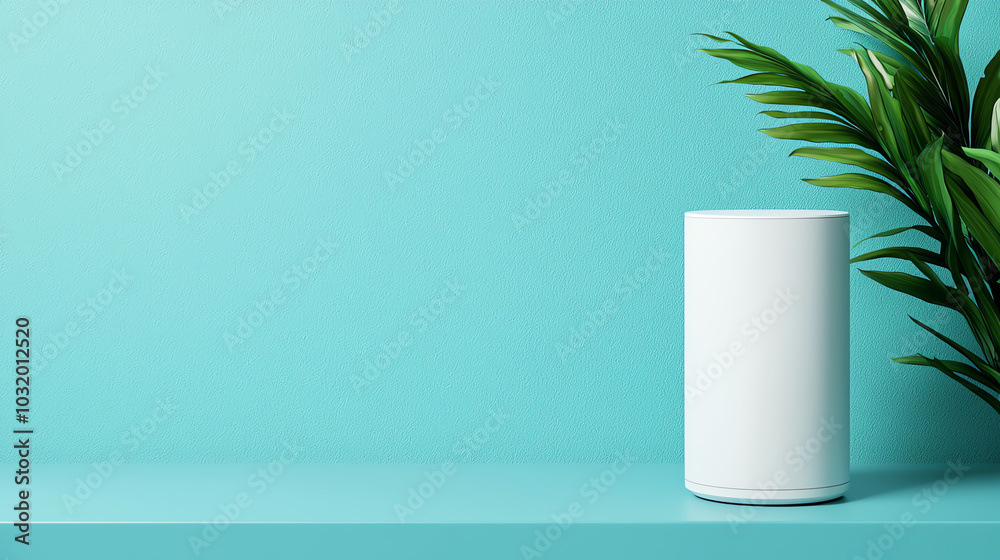 custom made wallpaper toronto digitalAIpowered smart home assistant, controlling connected devices, modern technology, 3D illustration