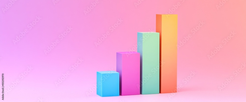 Abstract Colorful Bar Chart Abstract Colorful Bar Chart
