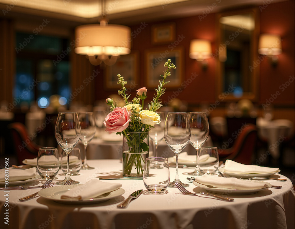 Elegant Dinner Setting.