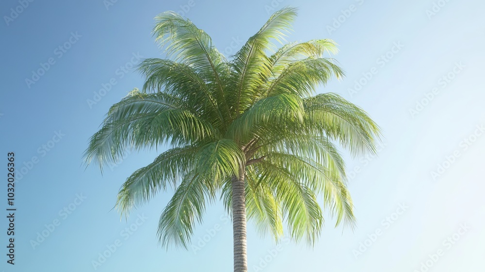 Fototapeta premium A sugar palm tree from Thailand.