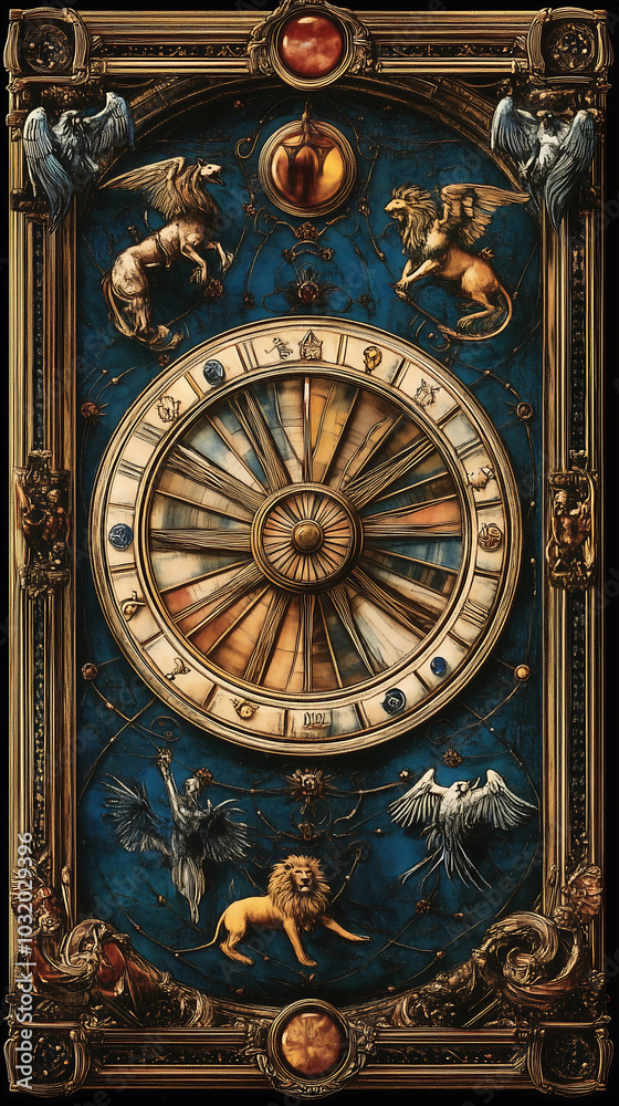 Obraz premium A tarot card