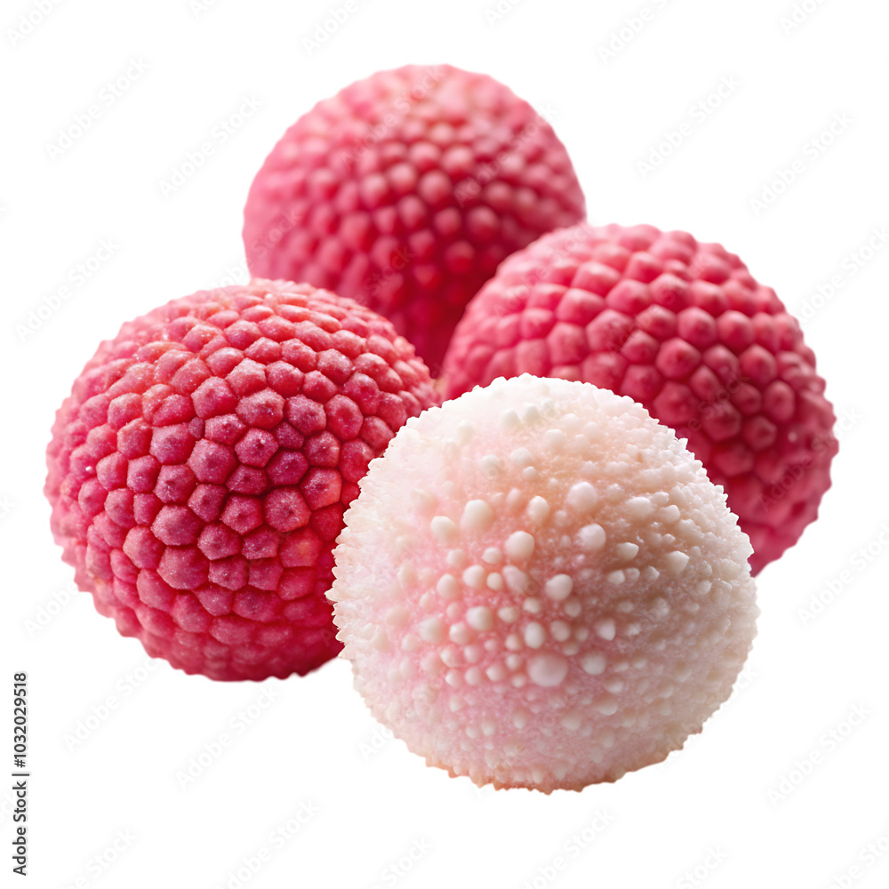 lychee isolated on white background lychee isolated on white background