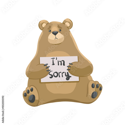 bear saying i'm sorry