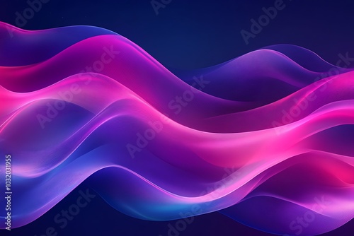 Abstract blue-pink background, beautiful lines and blur