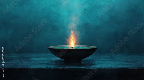 Flame in a Bowl.