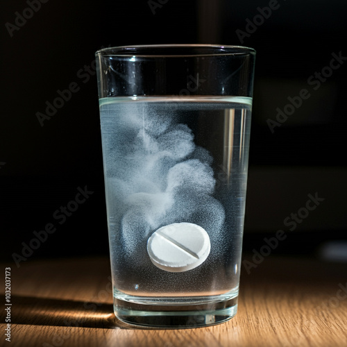 Effervescent tablet dissolv...