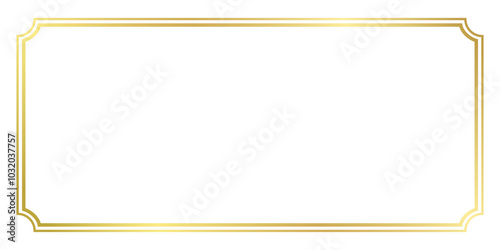 Premium Luxury Golden Frame Antique Round Border Decorative Vector Illustration