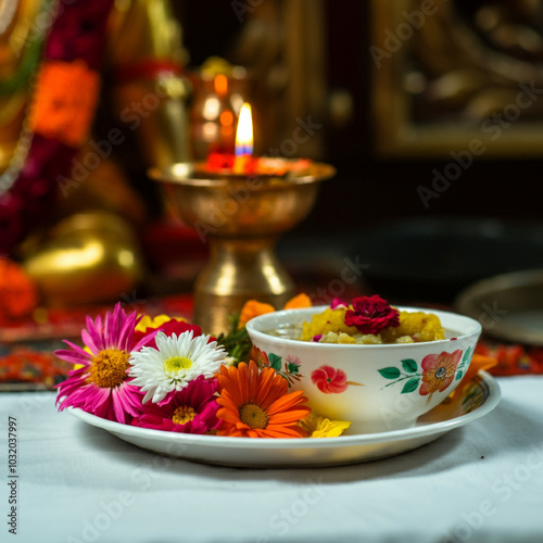 A peaceful offering bowl fi...