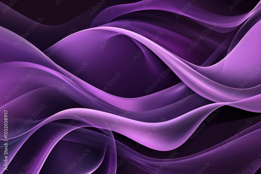 Obraz premium Abstract flowing purple backdrop concept
