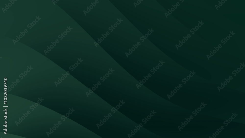 Dark green gradient background with elegant curved lines, suitable for graphic design projects, web backgrounds, or modern artistic concepts.