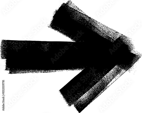 Arrow Roller Paint Brush Texture