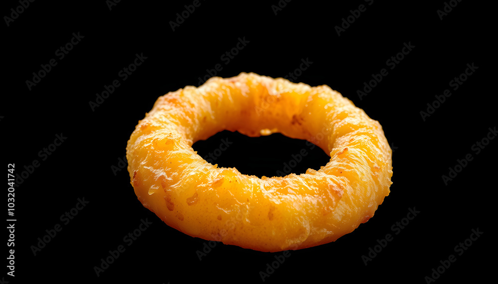 fried onion ring isolated with white highlights, png fried onion ring isolated with white highlights, png