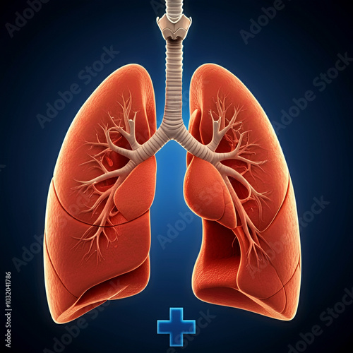 Human Lungs Lungs depicted ...