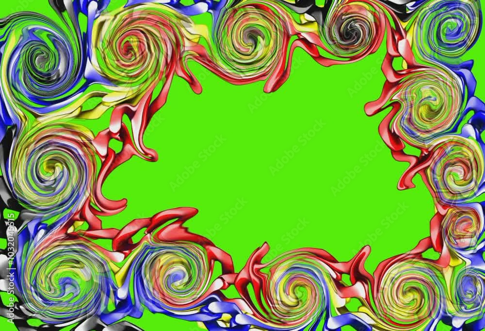 abstract background with circles ornament, space for desaign and teks with green screen abstract background with circles ornament, space for desaign and teks with green screen
