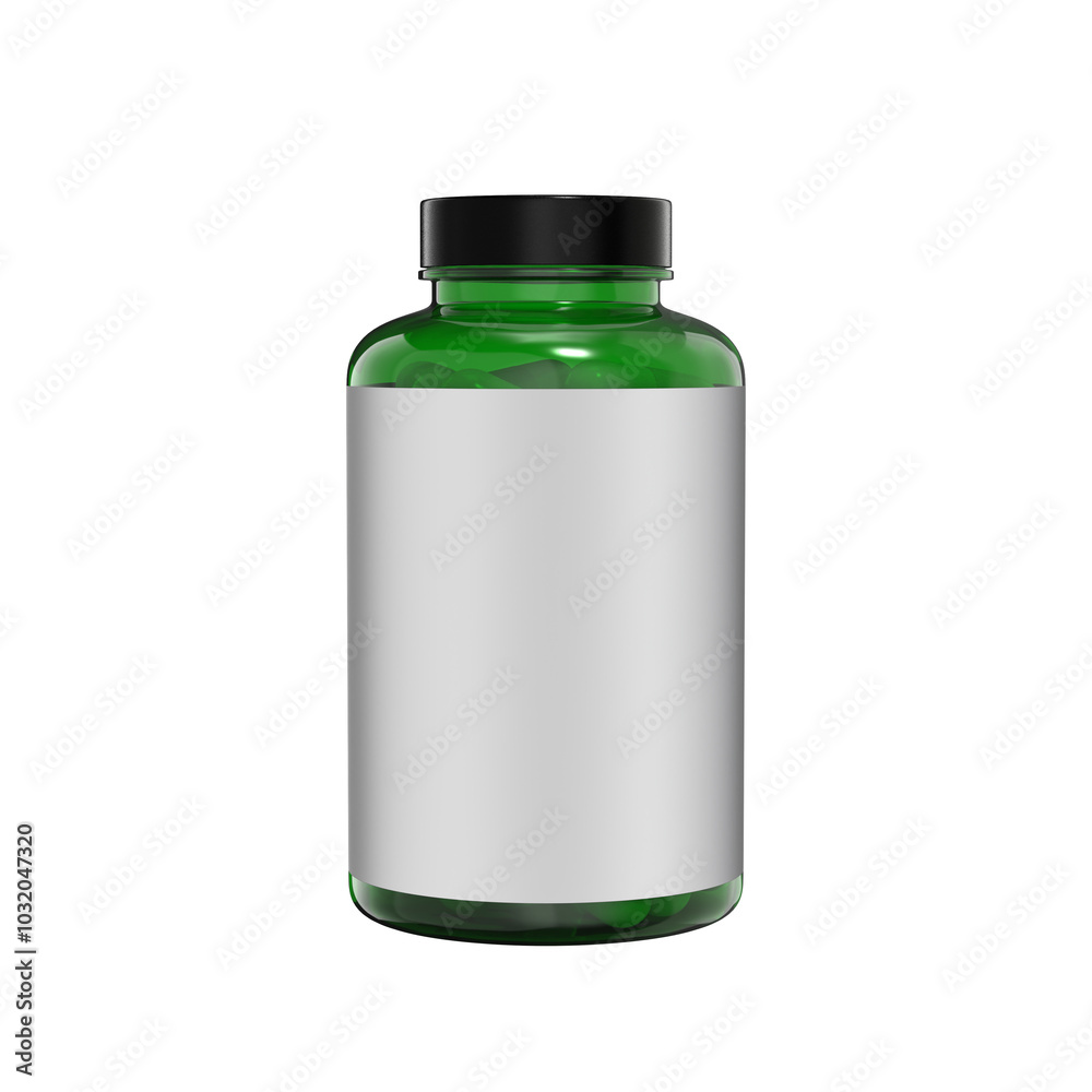 food supplement bottle mockup 3d render food supplement bottle mockup 3d render