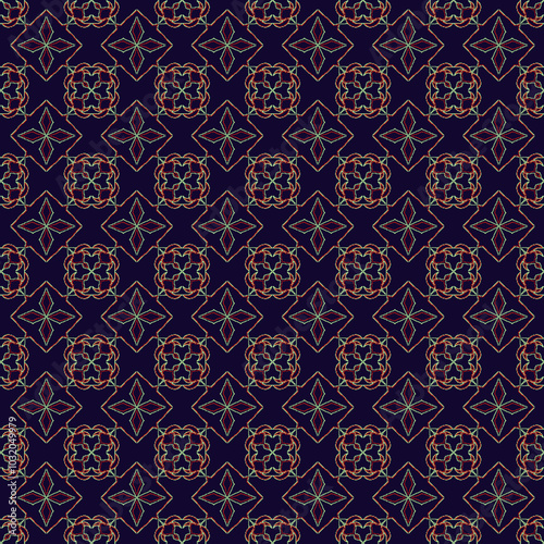 seamless damask pattern