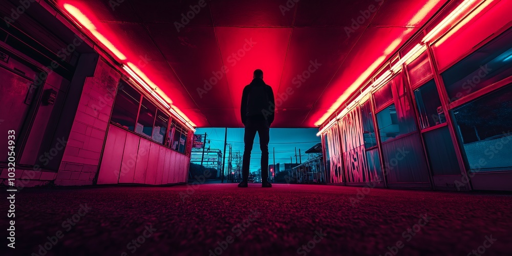 Neon Sign Shadows Neon Sign Shadows