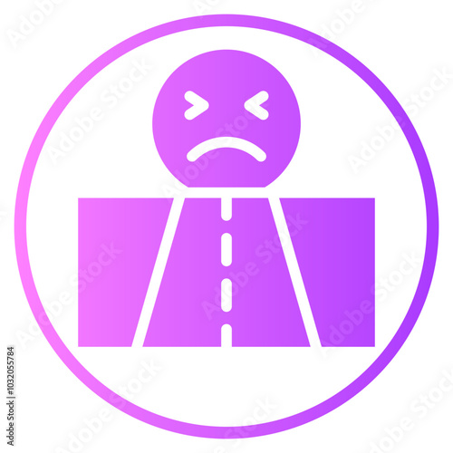 road gradient icon
