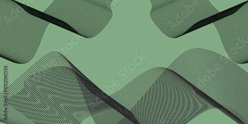 Abstract background with wavy lines.