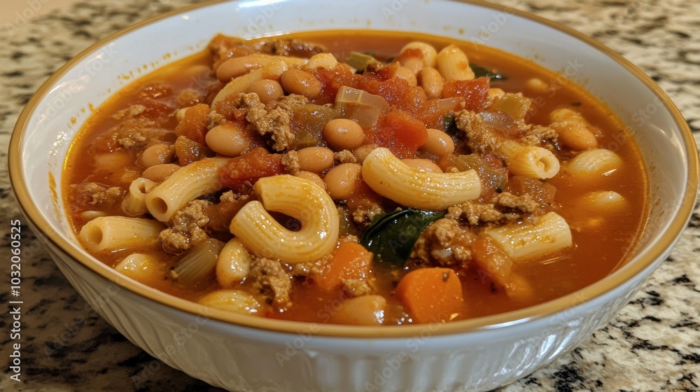Hearty Chili Soup with Vegetables and Pasta Hearty Chili Soup with Vegetables and Pasta